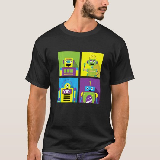 Happy Robot Speelgoed Collector T-shirt (Voorkant)