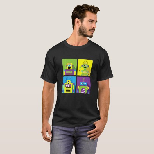 Happy Robot Speelgoed Collector T-shirt (Voorkant volledig)
