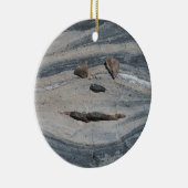 Happy Rock Face Keramisch Ornament (Rechts)