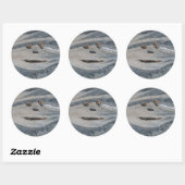 Happy Rock Face Ronde Sticker (Vel)