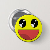 Happy Ronde Button 5,7 Cm (Voorkant /achterkant)