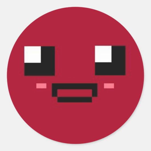 Happy Ronde Sticker (Voorkant)