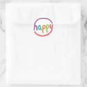 Happy Ronde Sticker (Tas)