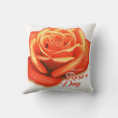 Happy Roos Day 2025 🌹 | Een bloeiend begin van li Kussen (Achterkant)