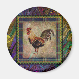 Happy Rooster Magneet