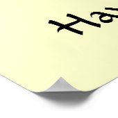 Happy Rooster Poster (Hoek)