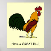 Happy Rooster Poster (Voorkant)