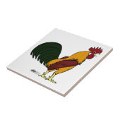 Happy Rooster Tegeltje (Zijkant)