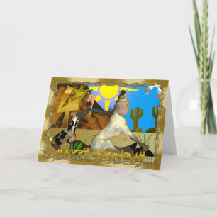 Happy Rooting Tooting 4e verjaardag Kaart