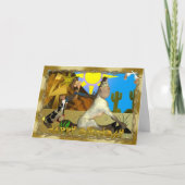 Happy Rooting Tooting 4e verjaardag Kaart (Voorkant)