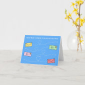 Happy Rosh Hashanah Across the Miles Kaart (Gele Bloem)