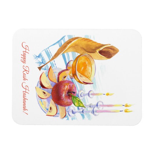 Happy Rosh Hashanah! Handtekening Magneet (Horizontaal)