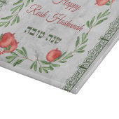 Happy Rosh Hashanah Hebrew Challah Challah Snijplank (Hoek)