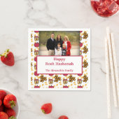 Happy Rosh Hashanah Jewish New Year - aangepaste f Servet (Insitu)