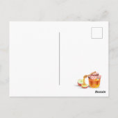 Happy Rosh Hashanah Jewish New Year Honey & Apple Briefkaart (Achterkant)