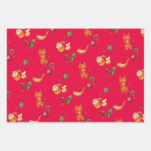 Happy Rosh Hashanah Jewish New Year Honey & Apple Inpakpapier Vel (Voorkant 2)