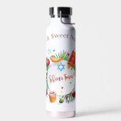 Happy Rosh Hashanah Jewish New Year Honey & Apple Waterfles (Links)