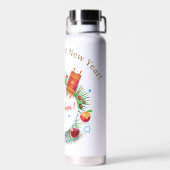 Happy Rosh Hashanah Jewish New Year Honey & Apple Waterfles (Achterkant)