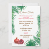 Happy Rosh Hashanah Jwish nieuwjaar Kaart (Achterkant)