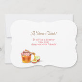 Happy Rosh Hashanah Jwish nieuwjaar Kaart (Achterkant)