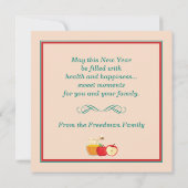 Happy Rosh Hashanah L'Shanah Tovah Vakantie Feestdagenkaart (Achterkant)