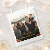 Happy Rosh Hashanah Luxury Gold Script Foto Bedankzakje (Geknipt)