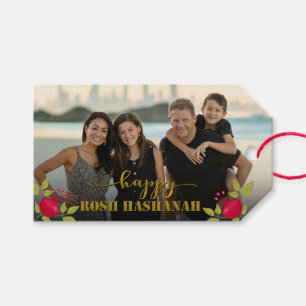 Happy Rosh Hashanah Luxury Gold Script Foto Cadeaulabel