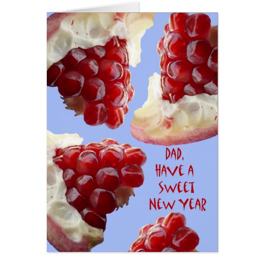 Happy Rosh Hashanah voor papa, Pomegranate (Voorkant)