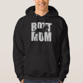 Happy Rottweiler mama Hoodie (Voorkant)