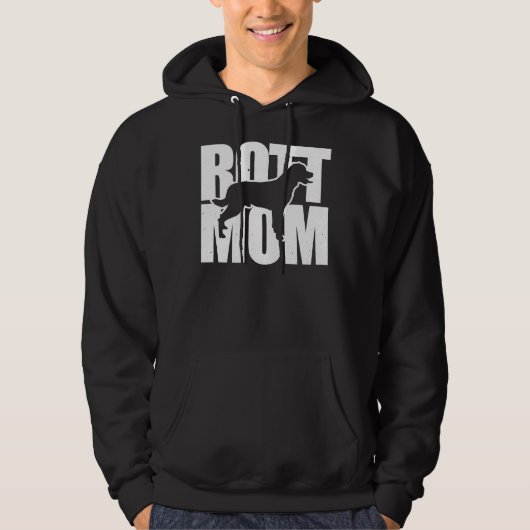 Happy Rottweiler mama Hoodie (Voorkant)