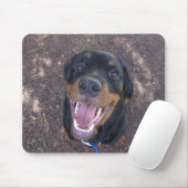 Happy Rottweiler Puppy Muismat (Met muis)