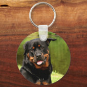 Happy Rottweiler Sleutelhanger (Voorkant)
