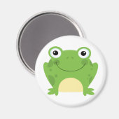 Happy Round Frog Magneet (Voorkant / Achterkant)