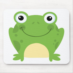 Happy Round Frog Muismat