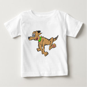 Happy Running Dog  Jersey T-shirt