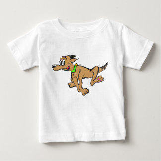 Happy Running Dog  Jersey T-shirt