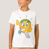 Happy Running Emoji T-shirt (Voorkant)