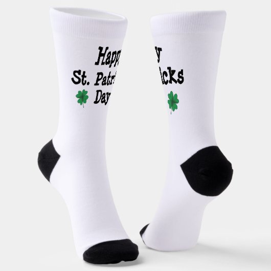 Happy S.Patricks Day sokken (Gebogen)