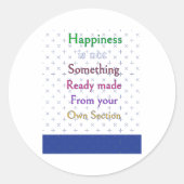 Happy S Sticker (Voorkant)