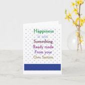 Happy S Sticker Kaart (Gele Bloem)