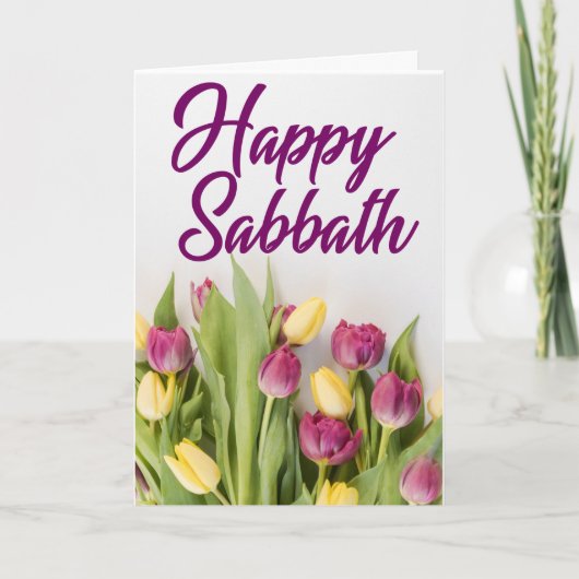 Happy Sabbath-Wenskaart Kaart (Voorkant)
