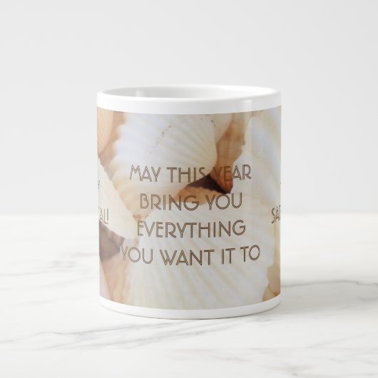 Happy Sabbatical Wish, Jumbo University Mok Shells (Voorkant)