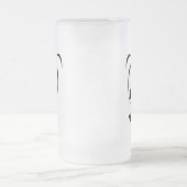 HAPPY SAD CARTOON FACE MATGLAS BIERPUL (Center)