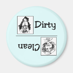 Happy/Sad Clean Dirty Dishwasmachine Magnet