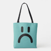 Happy Sad Face Tas (Achterkant)