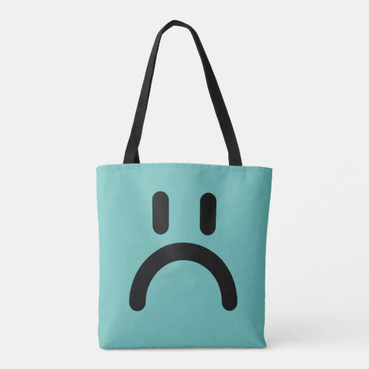 Happy Sad Face Tas (Achterkant)