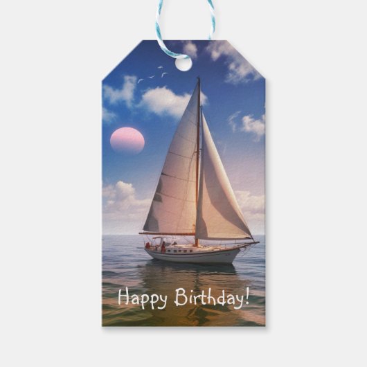Happy Sailing Cadeaulabel (Voorkant)