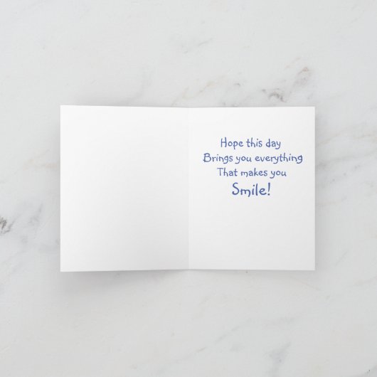 Happy Sailing Kaart (Binnen)