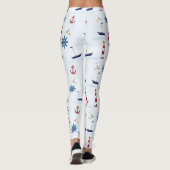 Happy Sailing Nautical Leggings (Achterkant)