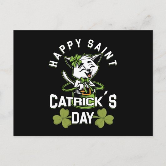 Happy Saint Catrick Irish St Patricks Day Gift Briefkaart (Voorkant)